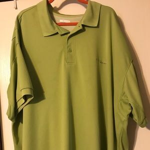 Mens COLUMBIA OMNI-SHADE Polo Green Size 4X PFG Shirt Big & Tall
